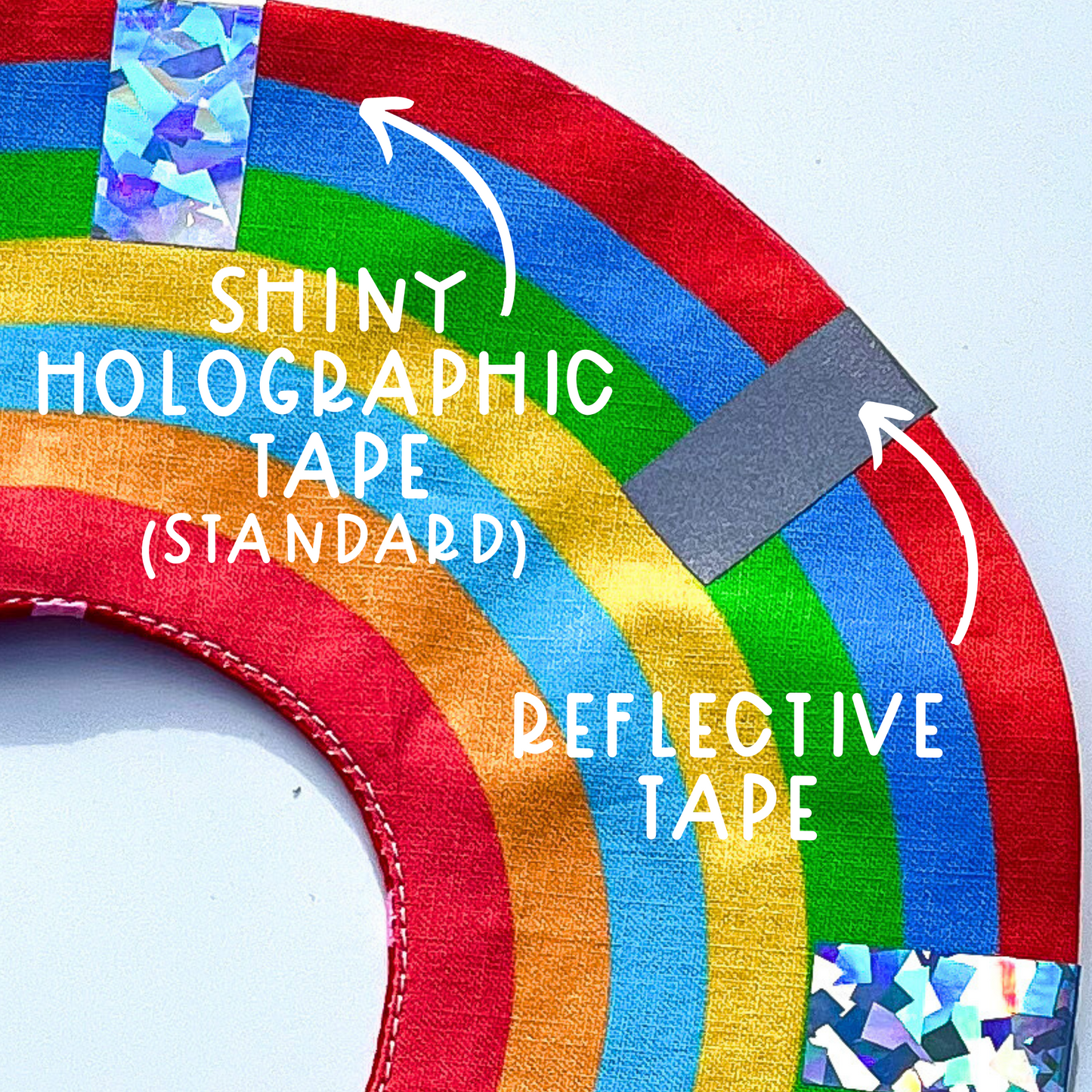 Cat Scrunchie with Reflective tape  - Bird Protector